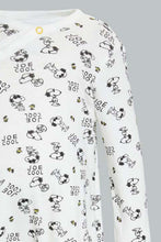 تنزيل الصورة على معرض الصور، Redtag-White-And-Grey-Peanut-2-Piece-Pack-Sleep-Suit-Sleepsuits-Baby-0 to 12 Months