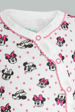 تنزيل الصورة على معرض الصور، Redtag-Pink-Minnie-Mouse-2-Piece-Pack-Sleep-Suit-Sleepsuits-Baby-0 to 12 Months