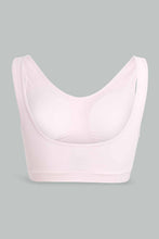 Load image into Gallery viewer, Redtag-Black/Pink-Plain-Padded-Comfort-Bra-(2-Pack)-Category:Bras,-Colour:Assorted,-Filter:Women's-Clothing,-New-In,-New-In-Women-APL,-Non-Sale,-S22D,-Section:Women,-Women-Bras-Women's-