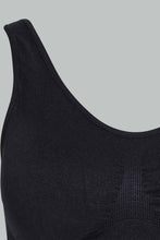 Load image into Gallery viewer, Redtag-Black/Pink-Plain-Padded-Comfort-Bra-(2-Pack)-Category:Bras,-Colour:Assorted,-Filter:Women's-Clothing,-New-In,-New-In-Women-APL,-Non-Sale,-S22D,-Section:Women,-Women-Bras-Women's-