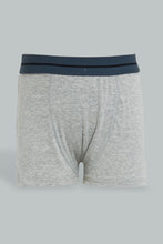 Load image into Gallery viewer, Redtag-Bsr-3-Pc-Pack-Boxer-Short-(Black/Grey-Mel/Royal)-365,-BSR-Boxers,-Colour:Assorted,-ESS,-Filter:Senior-Boys-(9-to-14-Yrs),-New-In,-New-In-BSR,-Non-Sale,-Section:Kidswear-Senior-Boys-9 to 14 Years