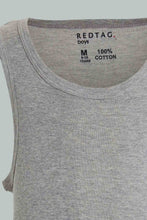 Load image into Gallery viewer, Redtag-Bsr-Sleeve-Less-Vest-Basic-Vests-Senior-Boys-9 to 14 Years