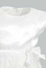تنزيل الصورة على معرض الصور، Redtag-White-Lilac-Frill-Dress-Colour:White,-Filter:Baby-(0-to-12-Mths),-NBF-Dresses,-New-In,-New-In-NBF,-Non-Sale,-S22B,-Section:Kidswear-Baby-0 to 12 Months