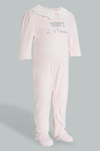 تنزيل الصورة على معرض الصور، Redtag-Pink-Peterpan-Collar-Sleepsuit-Sleepsuits-Baby-0 to 12 Months