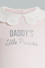 تنزيل الصورة على معرض الصور، Redtag-Pink-Peterpan-Collar-Sleepsuit-Sleepsuits-Baby-0 to 12 Months