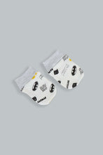 تنزيل الصورة على معرض الصور، Redtag-Yellow-Batman-Mittiens-&-Booties-Set-Gift-Sets-Baby-0 to 12 Months