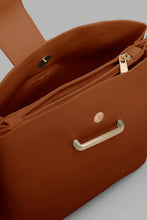 Load image into Gallery viewer, Redtag-Tan-Bucket-Crossbody-Bag-Cross-Body-Bags-Women-