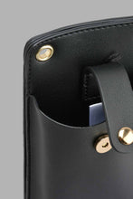 Load image into Gallery viewer, Redtag-Black-Mobile-Pouches-Colour:Black,-Filter:Women's-Accessories,-New-In,-New-In-Women-ACC,-Non-Sale,-S22A,-Women-Handbags-Women-