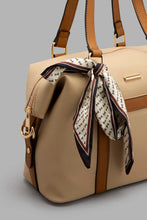 Load image into Gallery viewer, Redtag-Tan-Textured-Day-Bag-Day-Bags-Women-