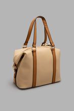 Load image into Gallery viewer, Redtag-Tan-Textured-Day-Bag-Day-Bags-Women-