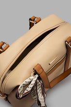 Load image into Gallery viewer, Redtag-Tan-Textured-Day-Bag-Day-Bags-Women-