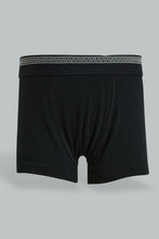 Load image into Gallery viewer, Black Boxer Short For Boys (Pack of 3)