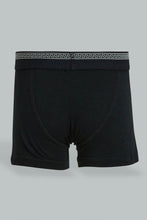 Load image into Gallery viewer, Black Boxer Short For Boys (Pack of 3)