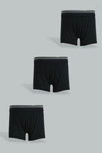 Load image into Gallery viewer, Redtag-Black-3-Pack-Boxers-365,-Boys-Boxers,-Colour:Black,-ESS,-Filter:Boys-(2-to-8-Yrs),-New-In,-New-In-BOY,-Non-Sale,-Section:Kidswear-Boys-2 to 8 Years