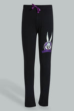 Load image into Gallery viewer, Redtag-Black-Bugs-Bunny-Print-Legging-Leggings-Girls-2 to 8 Years