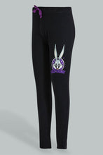 Load image into Gallery viewer, Redtag-Black-Bugs-Bunny-Print-Legging-Leggings-Girls-2 to 8 Years