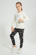 Load image into Gallery viewer, Redtag-Cream-Marie-Print-SweaT-Shirt-Sweatshirts-Girls-2 to 8 Years