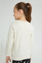 Load image into Gallery viewer, Redtag-Cream-Marie-Print-SweaT-Shirt-Sweatshirts-Girls-2 to 8 Years