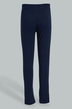 Load image into Gallery viewer, Redtag-Navy-Lol-Dolls-Print-Legging-Leggings-Girls-2 to 8 Years