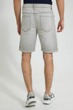 Load image into Gallery viewer, Redtag-Grey-5-Pocket-Denim-Shorts-Colour:Grey,-Filter:Men's-Clothing,-Men-Shorts,-New-In,-New-In-Men,-Non-Sale,-S22B,-Section:Men-Men's-