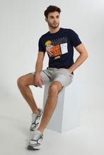 Load image into Gallery viewer, Redtag-Grey-5-Pocket-Denim-Shorts-Colour:Grey,-Filter:Men's-Clothing,-Men-Shorts,-New-In,-New-In-Men,-Non-Sale,-S22B,-Section:Men-Men's-