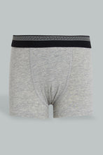 Load image into Gallery viewer, Redtag-Red/Turq/Grey-Marl--3-Pack-Boxer-365,-Boys-Boxers,-Colour:Assorted,-Filter:Boys-(2-to-8-Yrs),-New-In,-New-In-BOY,-Non-Sale,-Section:Kidswear-Boys-2 to 8 Years