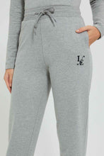 تنزيل الصورة على معرض الصور، Redtag-Grey-Embroidery-Joggers-Colour:Grey,-Filter:Women's-Clothing,-Limited-Edition-Trousers,-New-In,-New-In-Women,-Non-Sale,-Section:Women,-W21B-Women's-