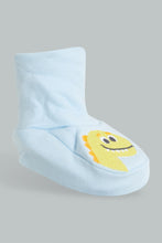 تنزيل الصورة على معرض الصور، Redtag-Blue-Giraffe-Pair-Of-Booties-Colour:Blue,-Filter:Baby-(0-to-12-Mths),-NBF-Booties,-New-In,-New-In-NBF,-Non-Sale,-S22A,-Section:Kidswear-Baby-0 to 12 Months