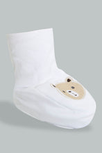 تنزيل الصورة على معرض الصور، Redtag-White-Bear-Pair-Of-Booties-Colour:White,-Filter:Baby-(0-to-12-Mths),-NBF-Booties,-New-In,-New-In-NBF,-Non-Sale,-S22A,-Section:Kidswear-Baby-0 to 12 Months