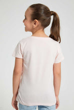 تنزيل الصورة على معرض الصور، Redtag-Pink-Girl-Print-Tee-Blouses-Girls-2 to 8 Years