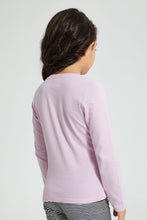 تنزيل الصورة على معرض الصور، Redtag-Purple-Marie-Print-T-Shirt-Character-Girls-2 to 8 Years