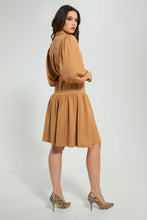 تنزيل الصورة على معرض الصور، Redtag-Beige-Midi-Dress-With-Belt-Dresses-Women's-0