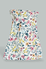 تنزيل الصورة على معرض الصور، Redtag-Floral-Printed-Dresses-Infant-Girls-3 to 24 Months