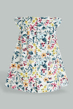 تنزيل الصورة على معرض الصور، Redtag-Floral-Printed-Dresses-Infant-Girls-3 to 24 Months