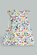 تنزيل الصورة على معرض الصور، Redtag-Floral-Printed-Dresses-Infant-Girls-3 to 24 Months