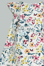 تنزيل الصورة على معرض الصور، Redtag-Floral-Printed-Dresses-Infant-Girls-3 to 24 Months