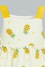 تنزيل الصورة على معرض الصور، Redtag-Strawberry-Printed-Strap-Dress-Dresses-Infant-Girls-3 to 24 Months