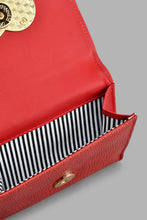 Load image into Gallery viewer, Redtag-Burgundy-Textured-Purse-Colour:Burgundy,-Filter:Women's-Accessories,-New-In,-New-In-Women-ACC,-Non-Sale,-S22A,-Women-Purses-Women-