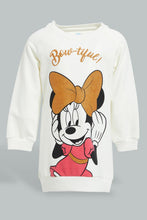 تنزيل الصورة على معرض الصور، Redtag-Ivory-Raglan-Sleeves-Character-Sweat-Dress-Colour:Ivory,-Filter:Infant-Girls-(3-to-24-Mths),-Infant-Girls-Dresses,-New-In,-New-In-ING,-Non-Sale,-S22B,-Section:Kidswear-Infant-Girls-3 to 24 Months