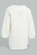 تنزيل الصورة على معرض الصور، Redtag-Ivory-Raglan-Sleeves-Character-Sweat-Dress-Colour:Ivory,-Filter:Infant-Girls-(3-to-24-Mths),-Infant-Girls-Dresses,-New-In,-New-In-ING,-Non-Sale,-S22B,-Section:Kidswear-Infant-Girls-3 to 24 Months