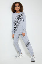 تنزيل الصورة على معرض الصور، Redtag-Grey-Revelation-Print-Jog-Suit-Jog-Sets-Senior-Boys-9 to 14 Years
