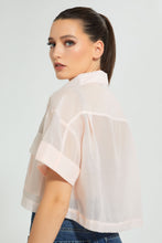 Load image into Gallery viewer, Redtag-Pink-Utility-Crop-Blouse-Blouses-Women's-