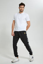 Load image into Gallery viewer, Redtag-White-Zip-Placket-Polo-Shirt-Colour:White,-Filter:Men's-Clothing,-Men-T-Shirts,-New-In,-New-In-Men,-Non-Sale,-S22B,-Section:Men,-TBL-Men's-