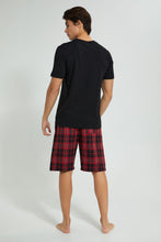 تنزيل الصورة على معرض الصور، Redtag-Black-Pyjama-Set-Pyjama-Sets-Men's-