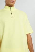 Load image into Gallery viewer, Redtag-Yellow-Half-Zip-Loungewear-T-Shirt-Loungewear-Men's-