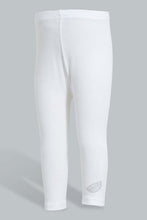 Load image into Gallery viewer, Redtag-White-Solid-Legging-Leggings-Infant-Girls-3 to 24 Months
