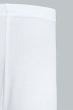 Load image into Gallery viewer, Redtag-White-Solid-Legging-Leggings-Infant-Girls-3 to 24 Months