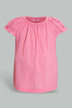 Load image into Gallery viewer, Redtag-Pink-Solid-Top-Blouses-Infant-Girls-3 to 24 Months