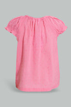 Load image into Gallery viewer, Redtag-Pink-Solid-Top-Blouses-Infant-Girls-3 to 24 Months