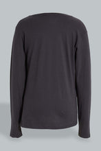 تنزيل الصورة على معرض الصور، Redtag-Charcoal-Patch-With-Emboss-Print-T-Shirt-Cut-And-Sewn-Senior-Boys-9 to 14 Years